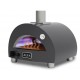 Moderno 1 Alfa Forni Hybride Pizza Oven Antiek Rood