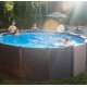 Piscina tubular de grafite Intex 4,78 x h1,24m