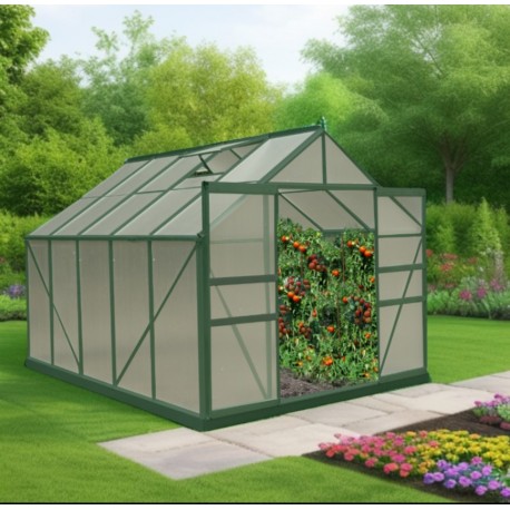 Aluminium Garden Greenhouse Habrita 7.35m2