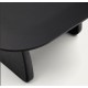 VeryForma Pita Black Finish Oak Wood Coffee Table