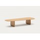 Mesa de centro de madera de roble natural Lounge Pita VeryForma