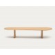 Mesa de centro de madera de roble natural Lounge Pita VeryForma