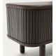 Dark Ash Wood Bedside Table 50x55 Leni VeryForma