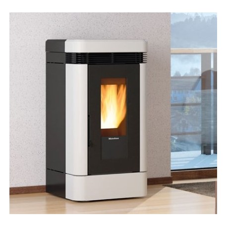 Pellet stove La Nordica Extraflame Dahiana VFS 10 kW ventilated Ivory