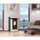 Pellet stove La Nordica Extraflame Dahiana VFS 10 kW ventilated Ivory