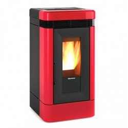 La Nordica Extraflame Lucia 12 kW Stufa a Pellet Ventilata Bordeaux