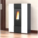 La Nordica Extraflame Marilena Plus AD 8kW Estufa de Pellets Estrecha Blanco