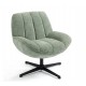 Ena Green Swivel Stoffen Fauteuil VeryForma