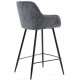 Set van 2 Ibis Chairs Werkblad grijs chenille stof VeryForma