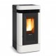 Stufa a pellet canalizzata Lucia Plus 12 kW La Nordica Extraflame Bianco