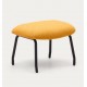 Lina footstool in mustard terry fabric and VeryForma