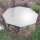 Winter cover for octagonal wooden pools 530 grey P-PB 580