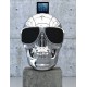 AeroSkull HD Plus Bluetooth Speaker Jarre Technologies Crome Silver